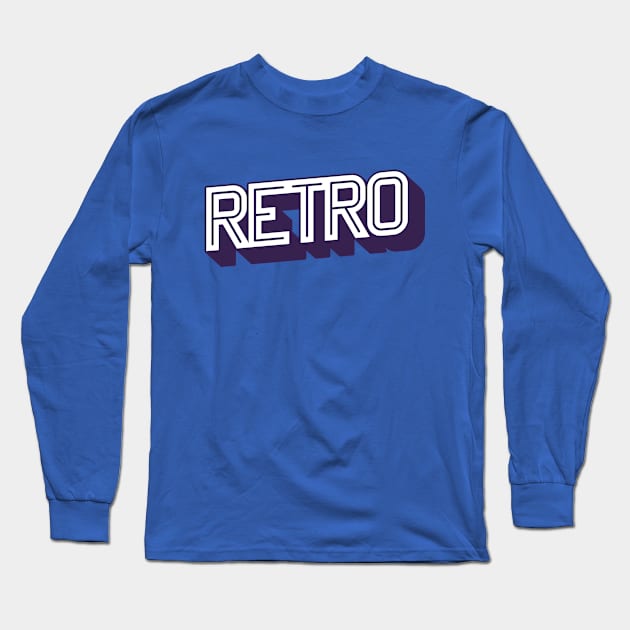 RETRO Long Sleeve T-Shirt by CANVAZSHOP